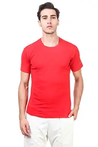 Nivia - - Step Out & Play 2234L4 Polyester Hydra 2 Fitness T Shirt-Men's, L (Red)