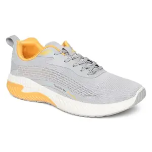 OZZOH Sports Shoes for Men | Shoes for Men Running Walking Shoes for Mens Sports Grey-Yellow