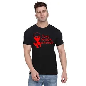 ALLEN BLACK Men's Round Neck T-Shirt,Men's T-Shirt Idea f Gym, Sp ts, Casual Outings, (GAR_ Tshrt_ XXL_3753_) Multicolour