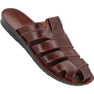 WALKAROO WG5411 Mens Casual Wear and Regular use Sandals - Brown