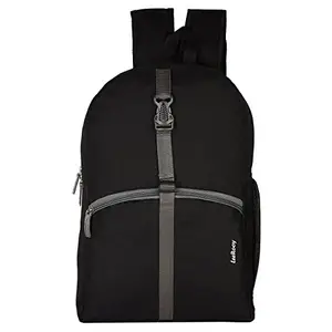 LeeRooy Canvas 25 LTR Black Laptop Bag,School Bag,Collage Bag for Men