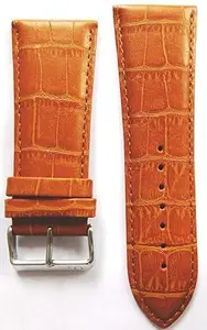 Olifin Bamboo Tan Tan Colors for Quick Release Leather Watch Band, Axus Leather Watch Strap 18Mm