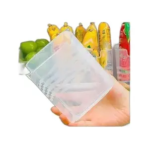 Premium Fridge Storage Space-Saving Refrigerator Side Door Organizer - 1000 ml (Pack of 8)|Type -1050 for Home and Kitchen