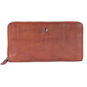 KOMPANERO Genuine Leather Women's Wallet (C-10754-COGNAC)