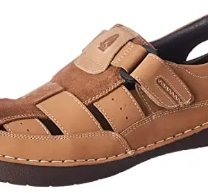 Hush Puppies MenDAWSON SUEDE E Sandal UK 9 Color Brown (8633101)