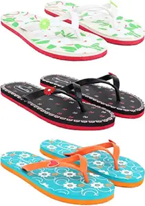 Phonolite DAILY USE CASUAL WEAR HAWAII CHAPPAL SLIPPER FLIP FLOP FOR WOMEN AND GIRLS PACK OF 11
