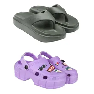 ZENWEAR Extra Soft Classic Casual wear with Ultra Soft Flexibility Technology Sandal for Women's/Girl's Multicolor