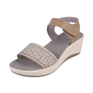 Mochi Women Wedge Heel Fashion Sandal UK/4 EU/37 (33-666)