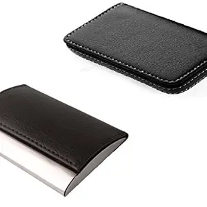 iHomes Mr. Rock Steel ATM/Visiting/Credit Card Holder -Genuine Accessory (Multicolour) - Pack of 2