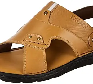 Extacy by Red Chief TAN Formal Sandals for men