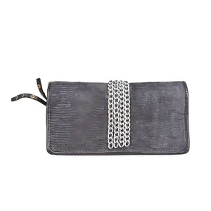 KOMPANERO Genuine Leather Women's Wallet (C-ANV008-BLACK)