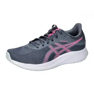 ASICS Womens Patriot 13 - Tarmac/Hot Pink Running Shoes, UK - 7