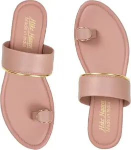 Trend Women Flats (Multicolor, 9)_Trend-Combo_Peach_Black-B-9