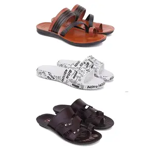 Men's Sandals | Lightweight Wear| Stylish & Easy to Wear For Men's PCV-SAN-(3-COMBO)-3151-3104-3125-10