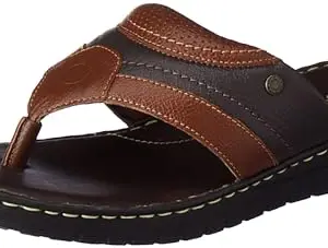 Woodland Men's Brown Leather Slipper-9 UK (43 EU) (GP 4146021)