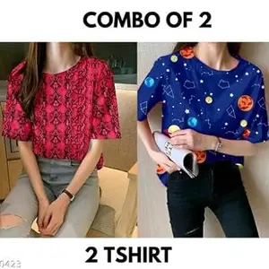 Trendy Women’s T-Shirt – Soft, Stylish, and Comfortable Tee for Everyday Fashion and Casual Wear Design No SH-P4123-XL
