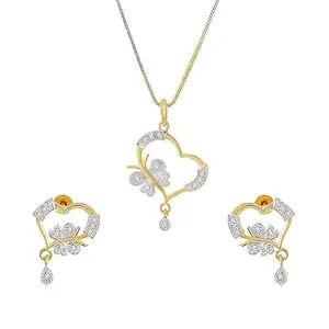 FANCY KF Latest Fashion Locket jewellery Set | Stone Designer Set | Jewellery Set Necklace Chain & Earring Sets |for Girls/Woman Accesorries