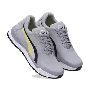Sports Shoes for Men (Grey Yellow, Numeric_6)