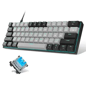 MageGee 60 Percent Mechanical Gaming Keyboard,Mixed Color Keycaps Gaming Keyboard
