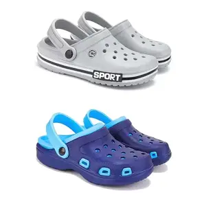 DRACKFOOT Men's Sandals Clogs| Lightweight Wear| Stylish & Easy to Wear For Men'S GR-SAN-(2-COMBO)-3016-3019-10