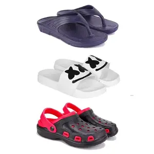 DRACKFOOT Men's Sandals | Lightweight Wear| Stylish & Easy to Wear For Men'S GRT-SAN-(3-COMBO)-3153-3030-3017-9