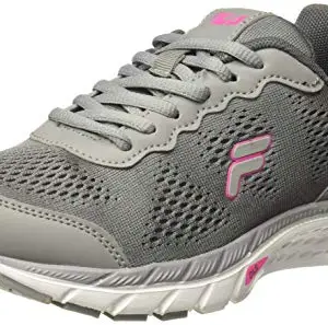 Fila Women's Lap LT Gry/Pnk Sdw Running Shoes (Grey, 5 UK, 11006086)