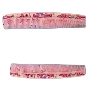 Floral Pattern Hair Comb, Decorative Styling Accessory, 2-Piece Set MULTICOLOUR