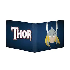 Bhavithram Products Thor Design Multi Color Canvas, Artificial Leather Wallet-PID34421