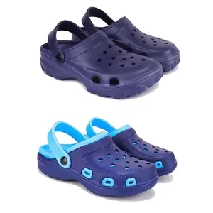 DRACKFOOT Men's Sandals Clogs| Lightweight Wear| Stylish & Easy to Wear For Men'S GR-SAN-(2-COMBO)-3121-3019-10