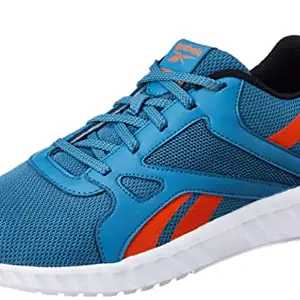 Reebok Men Rout 2 M Steely Blue/PUPM Orange/Black 8