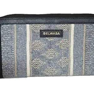 Belwaba Faux Leather Grey Women's Wallet