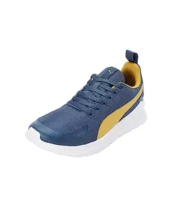 Puma Mens Comp Intense Blue-Mineral Yellow Walking Shoe - 10UK (38691903)