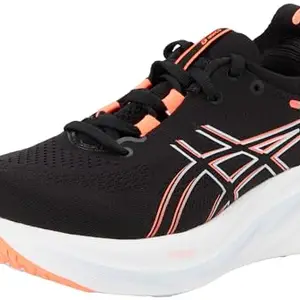 ASICS Mens Gel-Nimbus 26 Black/True Red Running Shoe - 7 UK (1011B794.003)