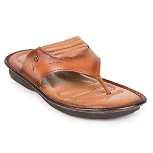 Liberty mens E278-95 Tan Flat Sandal - 11 UK (E278-95)
