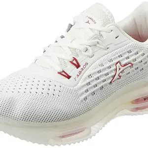 ABROS Mens Poland-N ASSG1018N Sports Shoes White/Red_9UK