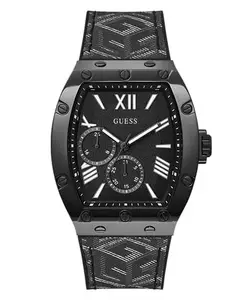 GUESS Stainless Steel Analog Black Dial Men's Watch-Gw0645G2