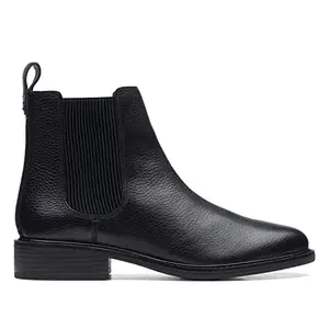 Clarks Cologne Arlo Black Leat UK-4