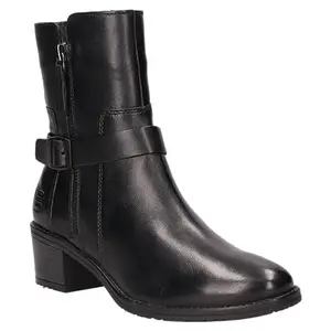 BAGATT Ruby Black Leather Womens Ankle Boots - UK 5