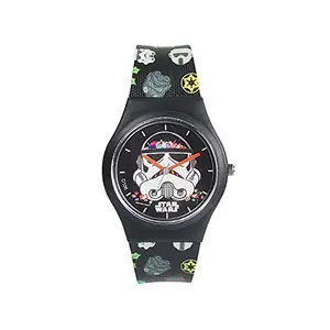 Marvel Star Wars Dial Wrist Watch for Kids Black Round Analogue Wrist Watch | Birthday Gift