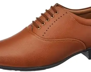 BATA Men's Lace-up Formal Shoes - TAN (10 UK) (8313004)