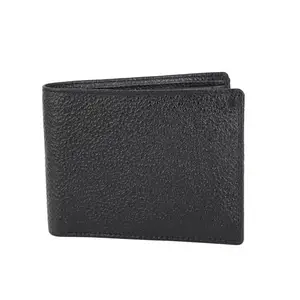 Flingo Leather Wallet for Men with Cash Compartment,Card Holder Slots, Coin Pocket & ID Pocket | Black