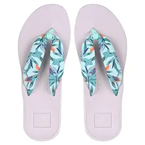 United Colors of Benetton UCB Women's Super Soft Cushioned High Fashion, Grey EVA Flip Flops and house slippers