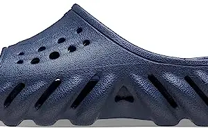 Crocs Echo Blue Slide-(208185-4EA)-4 UK (J4)