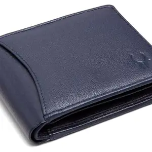 WildHorn India Blue Leather Men's Wallet (RAKHIGIFT1173 Blue)