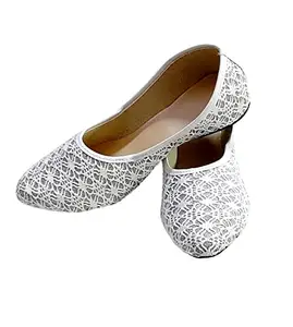 Grand Shopping Latest Collection Bellies for Women (White-7)