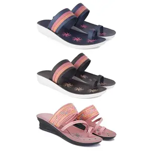 Women's Sandals | Lightweight Wear| Stylish & Easy to Wear For Women'S PCV-SAN-(COMBO-3)-1991-1992-1950-5