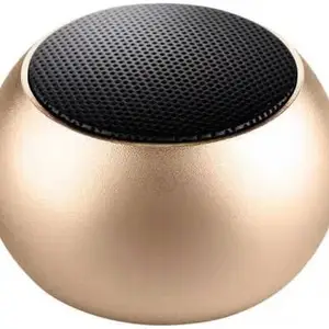 M3 Colorful Wireless Bluetooth Speakers Mini Electroplating Round Steel Speaker