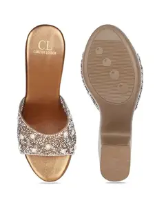 Carlton London women Fashion Sandal,Antique,UK-3