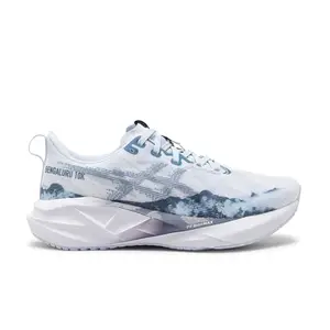 ASICS Mens NOVABLAST 5 White/Winter Sea Running Shoes - 10 UK (1011C121.100)