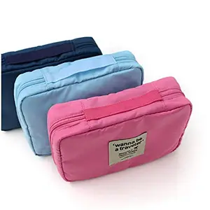 SWARAJ MALL Nylon Undergarments and Innerwear Storage Organiser Travel Bag